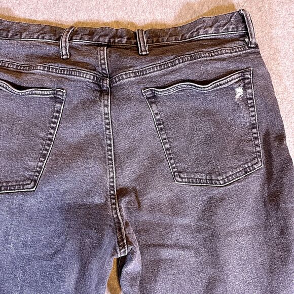 Gap Mens Jeans Black Size 38x34 (38x32) Straight Denim - Picture 10 of 12